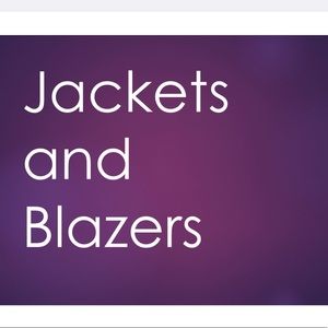 Jackets, outerwear, and blazers
